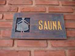 sauna w
